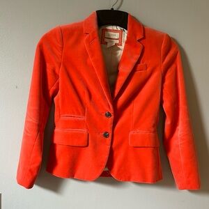 Jcrew Schoolboy velvet feel blazer!